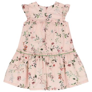 Girls Pink Floral Dress