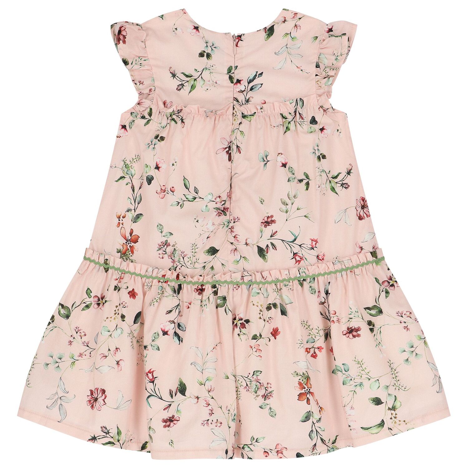 Girls Pink Floral Dress, 1, hi-res image number null