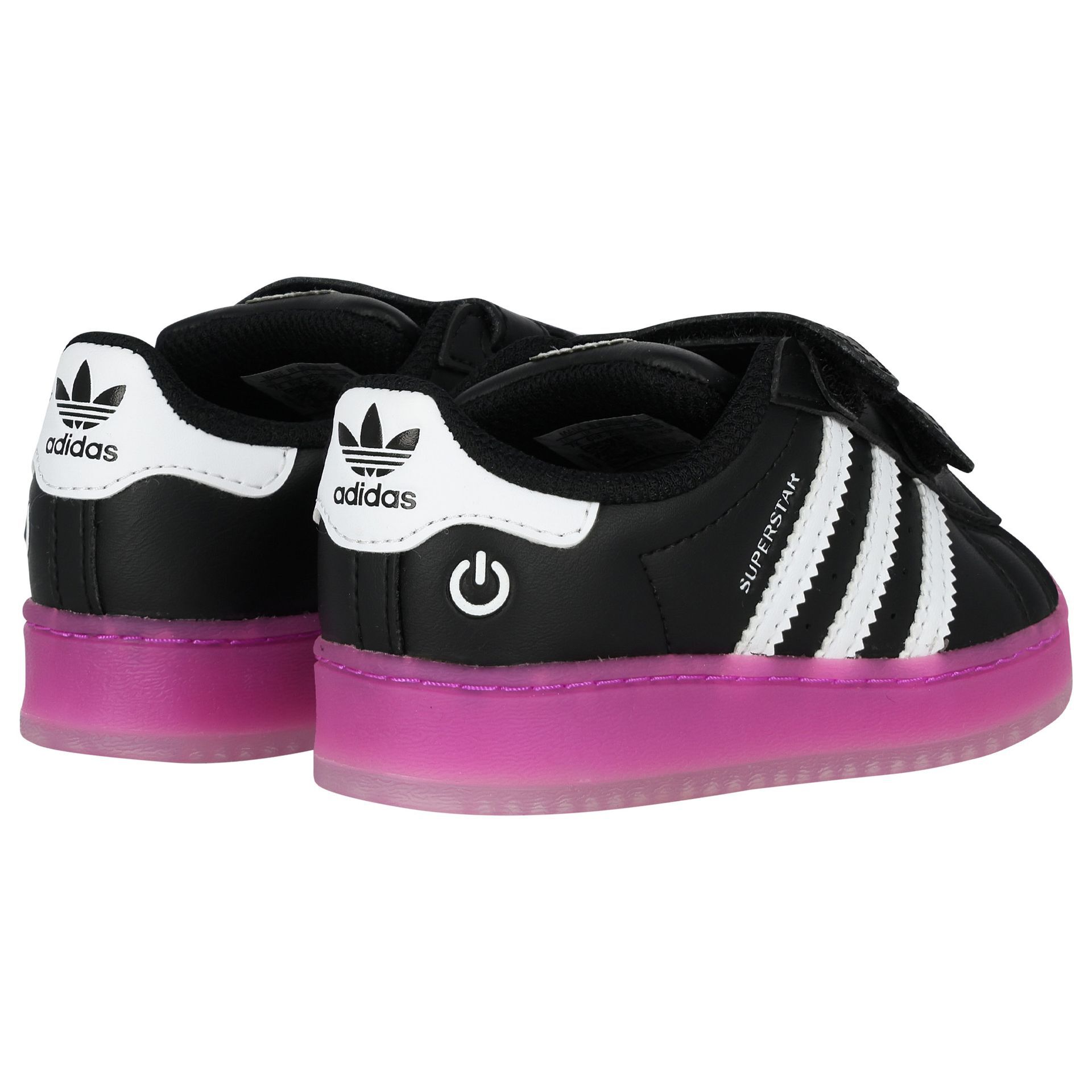 Adidas Originals Sneakers Superstar Boy Black Logo Print Size 5.5K