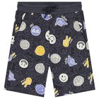 Boys White & Grey Shorts Set, 1, hi-res
