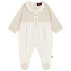 Ivory Logo Babygrow, 1, hi-res