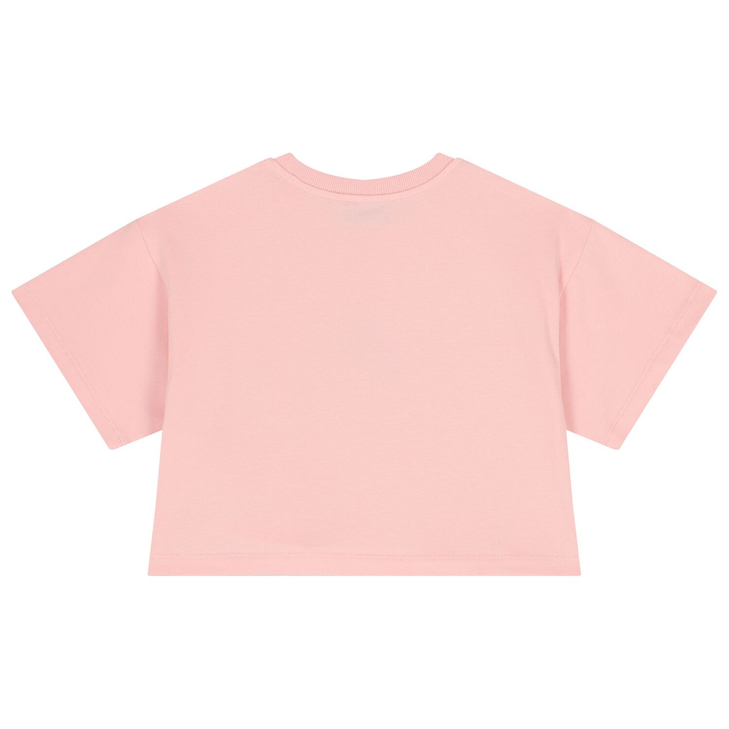 Girls Pink Teddy Bear Logo T-Shirt, 2, hi-res