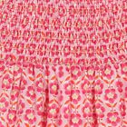 Girls Pink Floral Smocked Dress Set, 2, hi-res