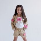 توب بنات بأكمام بفيونكة باللون الأبيض , 1, hi-res
