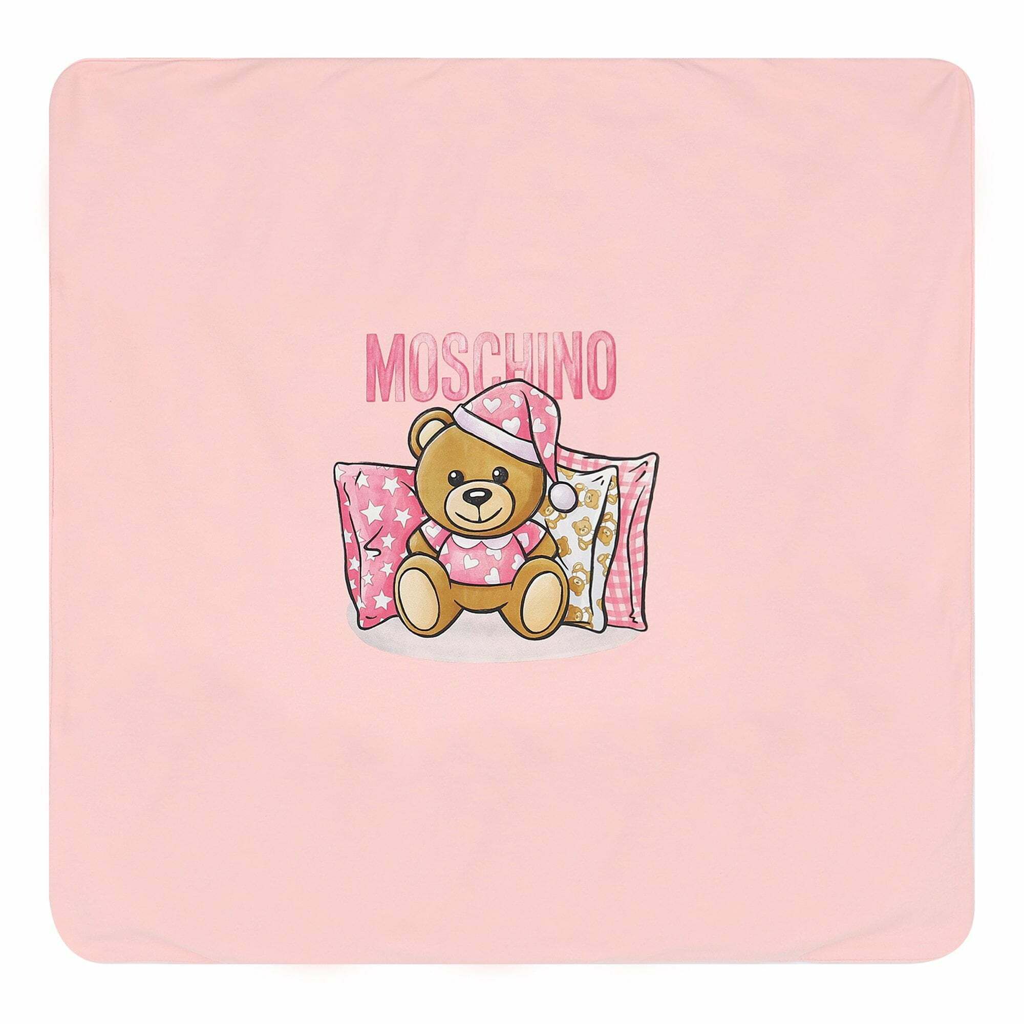 pink teddy blanket