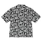 Boys Black & White Logo Shirt, 1, hi-res