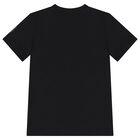 Boys Black Logo T-Shirt, 2, hi-res