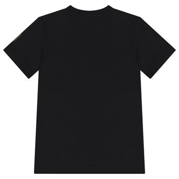 Boys Black Logo T-Shirt