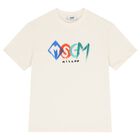 Boys Ivory Logo T-Shirt, 1, hi-res
