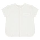 Baby Boys Beige & White Shorts Set, 1, hi-res