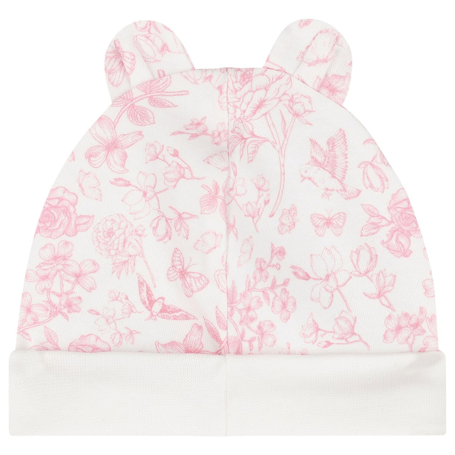 Baby Girls White & Pink Floral Babygrow Gift Set, 1, hi-res