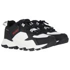 Boys Black & White Logo Trainer, 1, hi-res