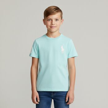 Boys Blue Logo T-Shirt