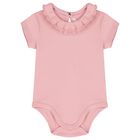 طقم من الشورت  للبنات الصغيرات باللون الوردي (2 قطعه), 1, hi-res