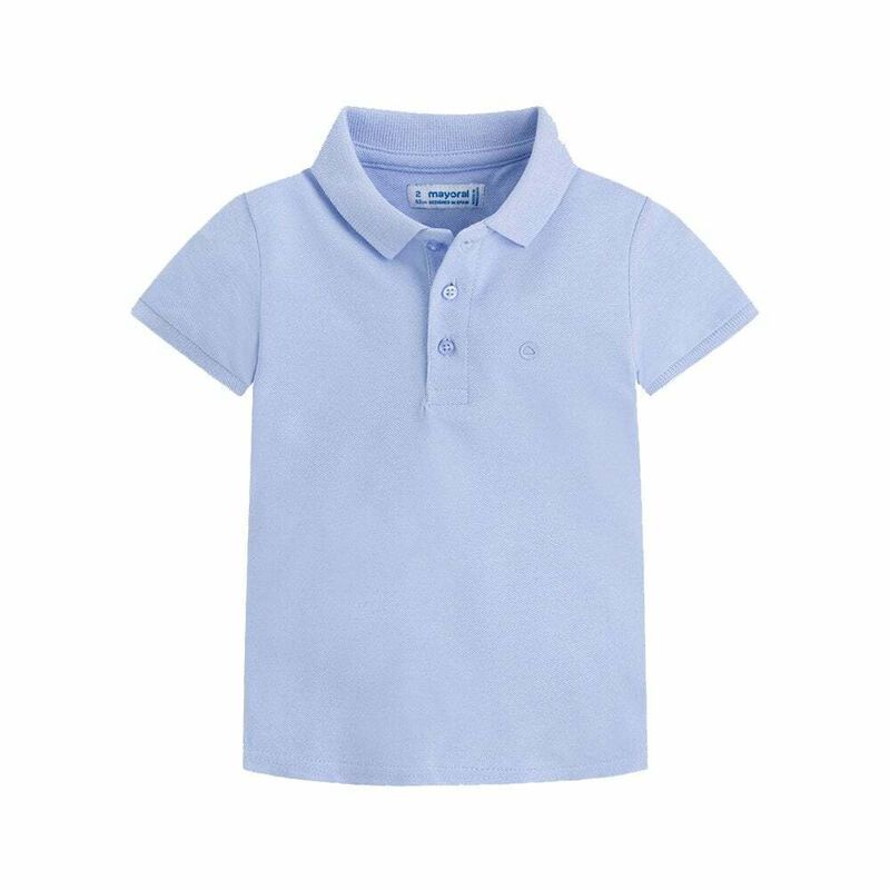 Mayoral Boys Light Blue Polo Shirt Juniorcouture