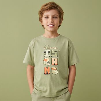 Boys Green T-Shirt