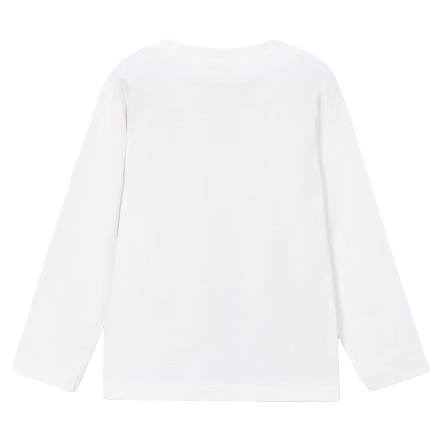 Boys Ivory Bear Long Sleeve Top, 1, hi-res