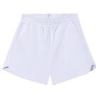 Girls White Shorts, 3, hi-res