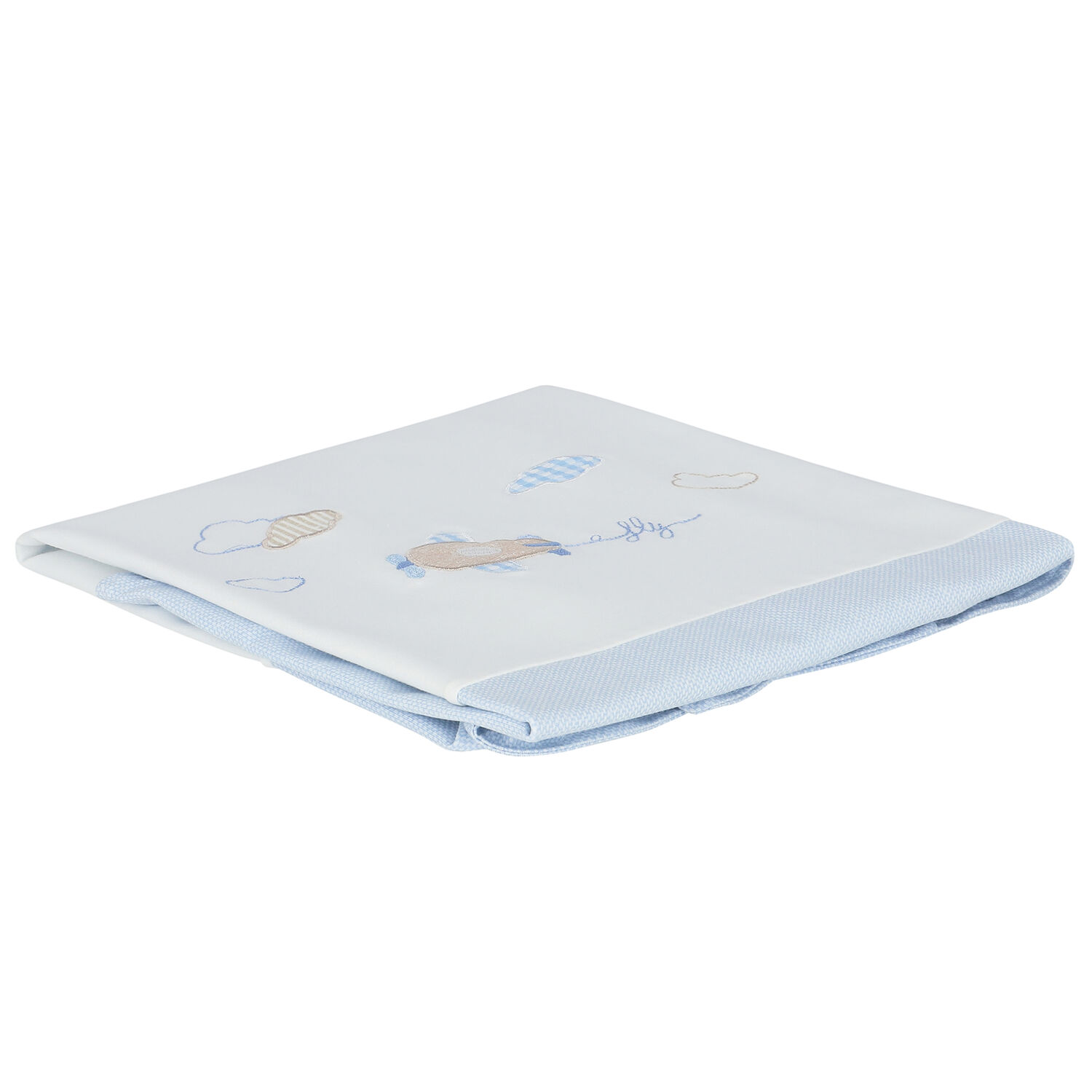 بطانية أولاد باللون الأبيض والأزرق, 2, hi-res