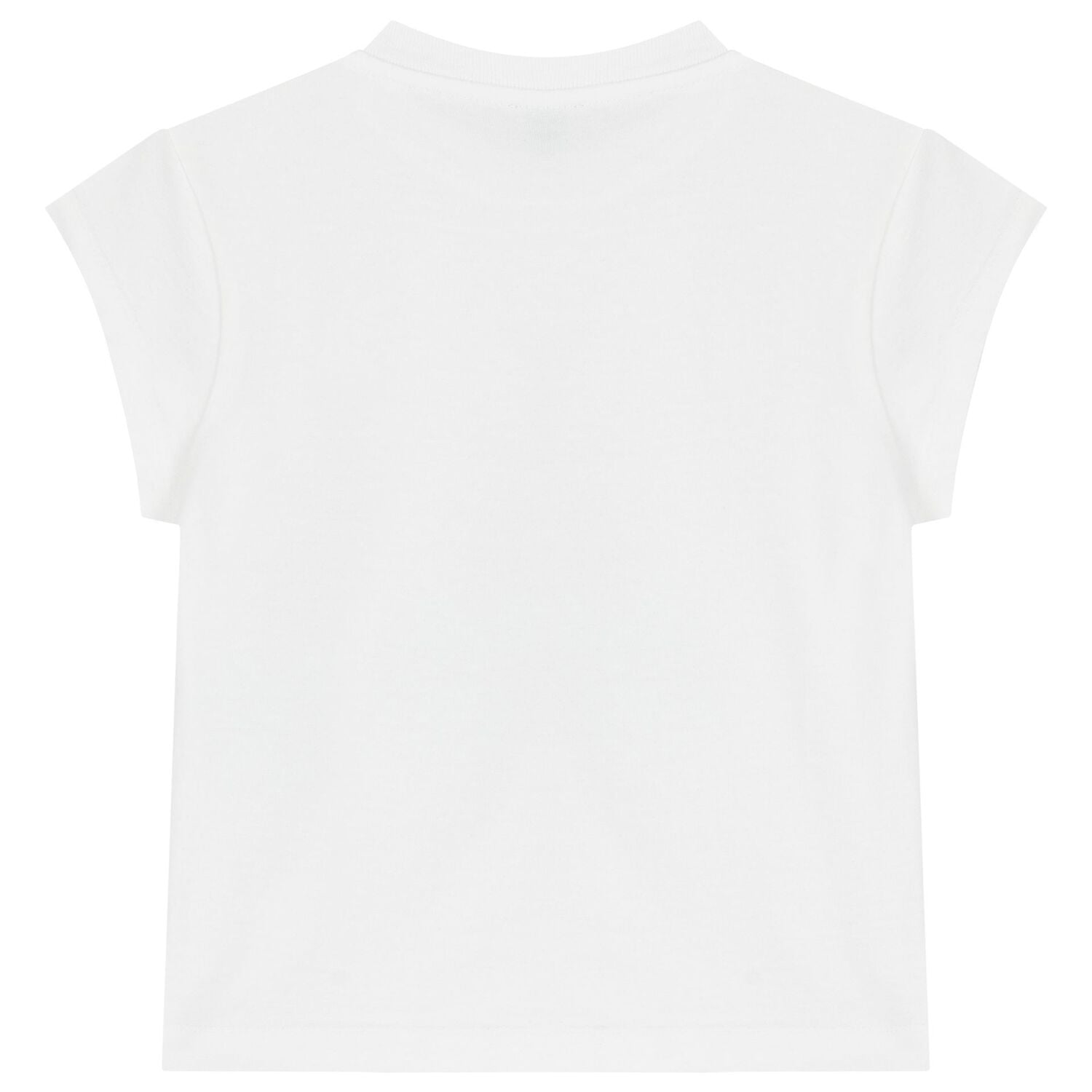 Girls White Floral Logo T-Shirt, 1, hi-res