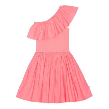 Girls Pink Ruffle Chloey Dress