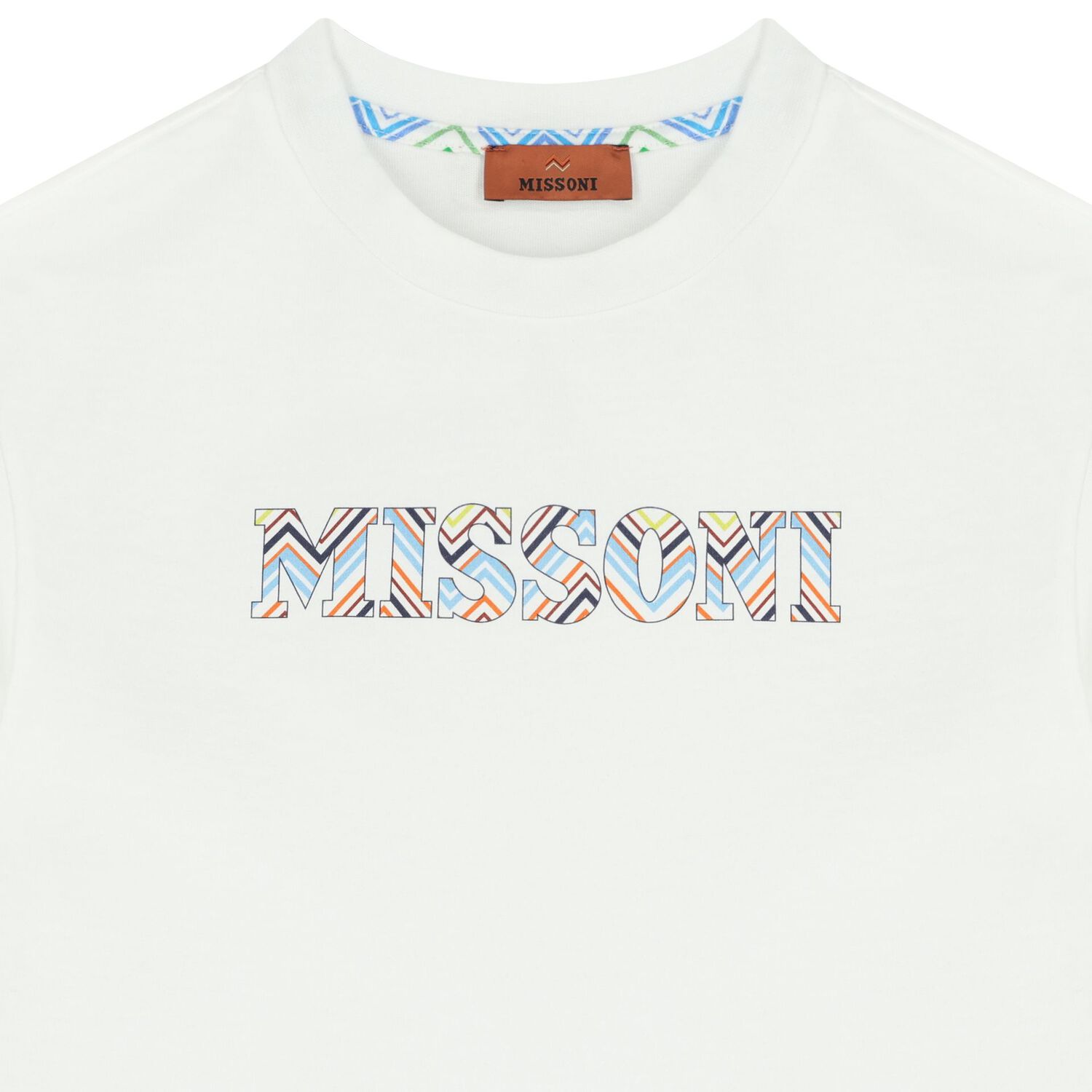 Boys White Logo T-Shirt, 1, hi-res