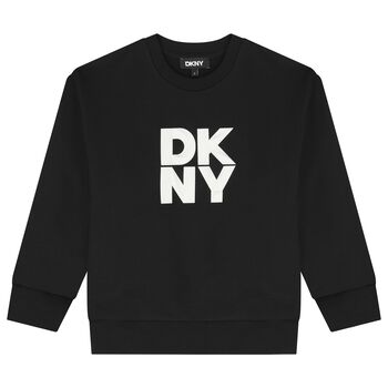 Boys Black Logo Sweatshirt