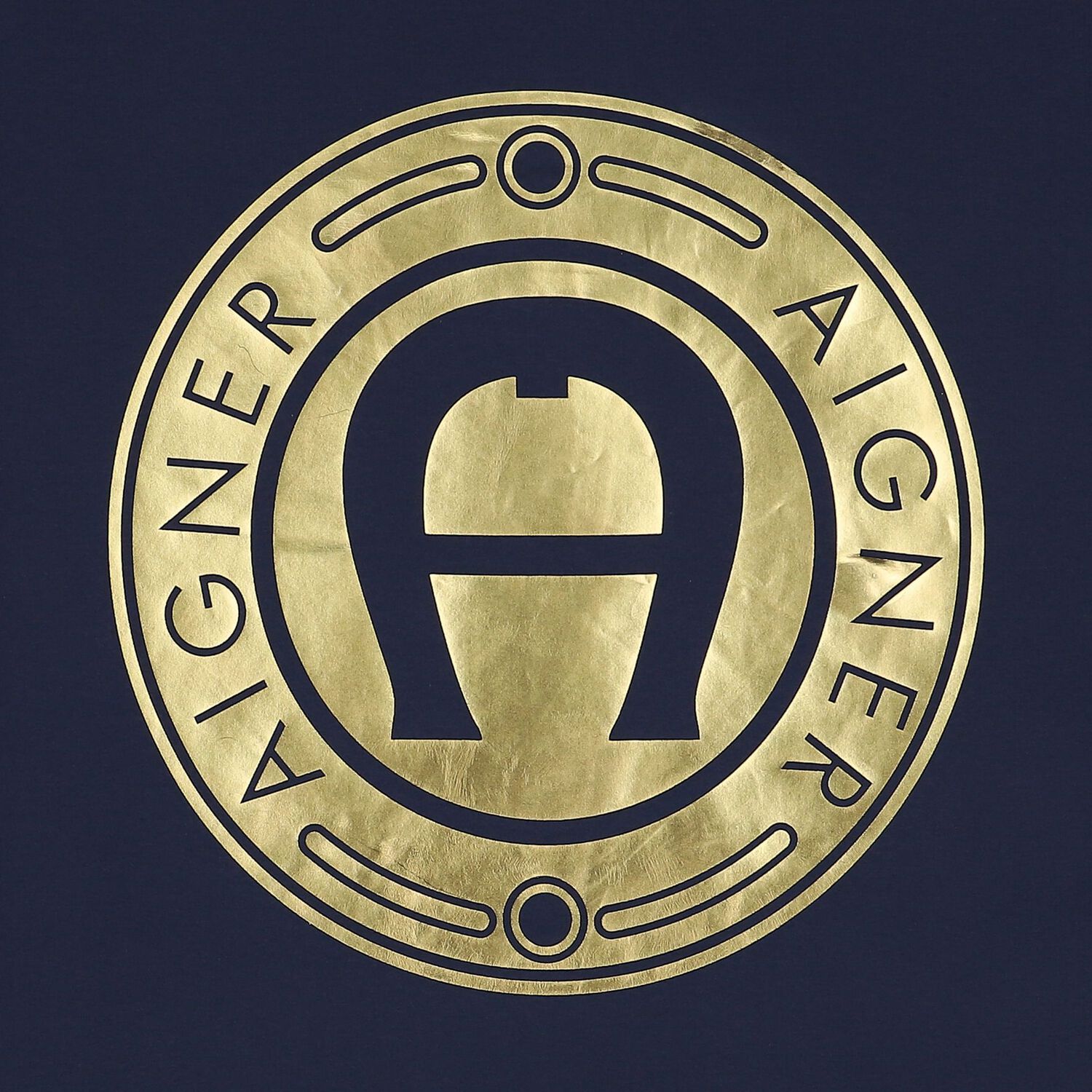 بطانية أولاد بالشعار باللون الكحلي والذهبي, 3, hi-res