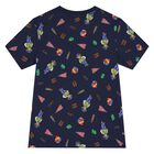 Boys Navy Blue Polo Bear T-Shirt, 1, hi-res