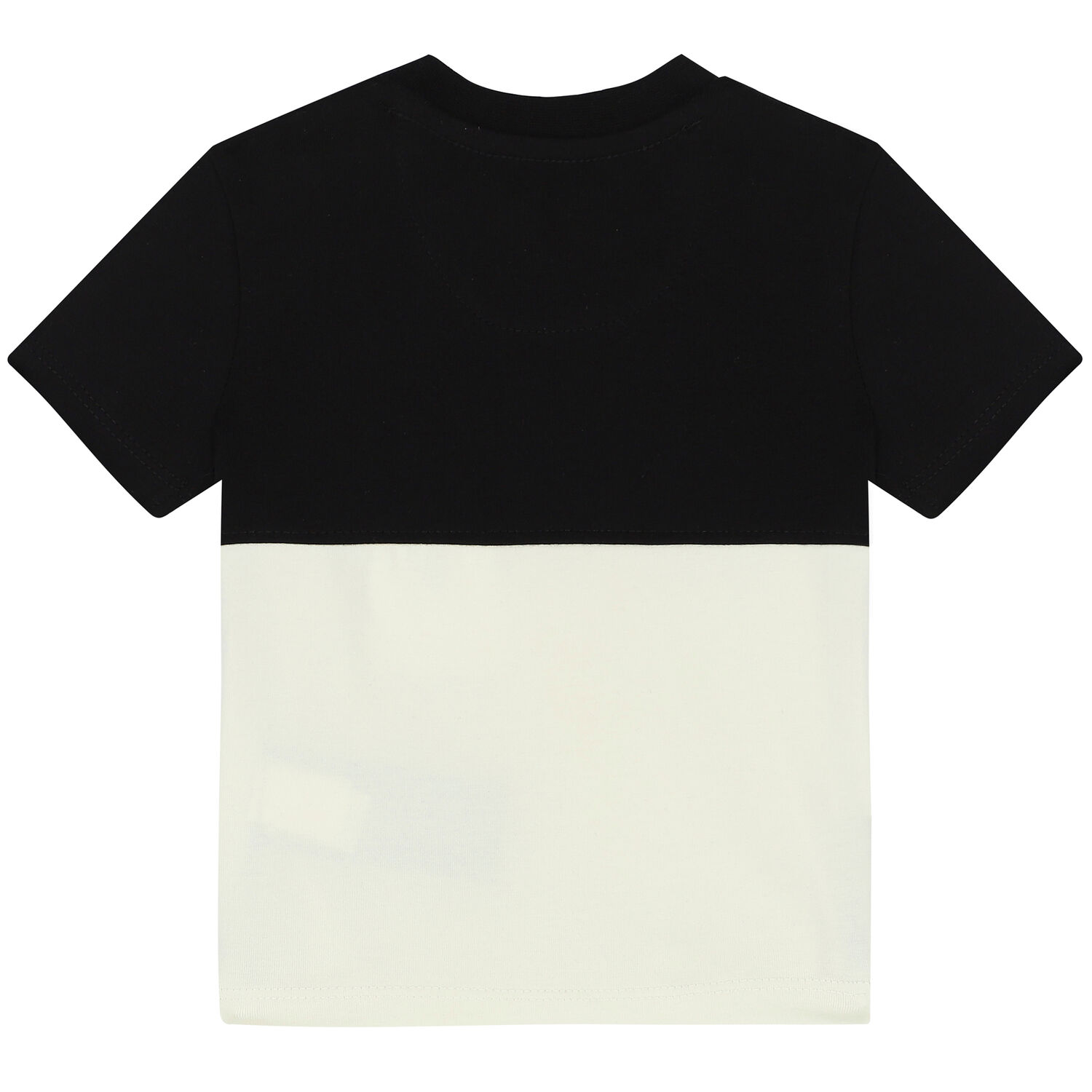 Baby Boys Black & Ivory Logo T-Shirt, 1, hi-res