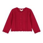 Baby Girls Red & Ivory Tulle Skirt Set, 3, hi-res