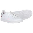 Girls White Stan Smith Hello Kitty Trainers, 1, hi-res