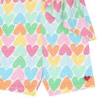 Girls Multi-Coloured Heart Playsuit, 1, hi-res