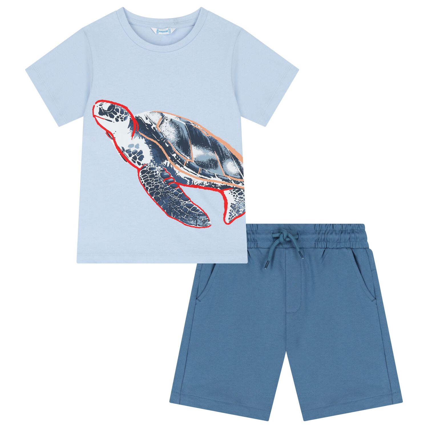 Mayoral Bermuda Shorts and Tee Set - Sea Turtle Mayoral Bermuda Shorts and Tee Set - Sea Turtle