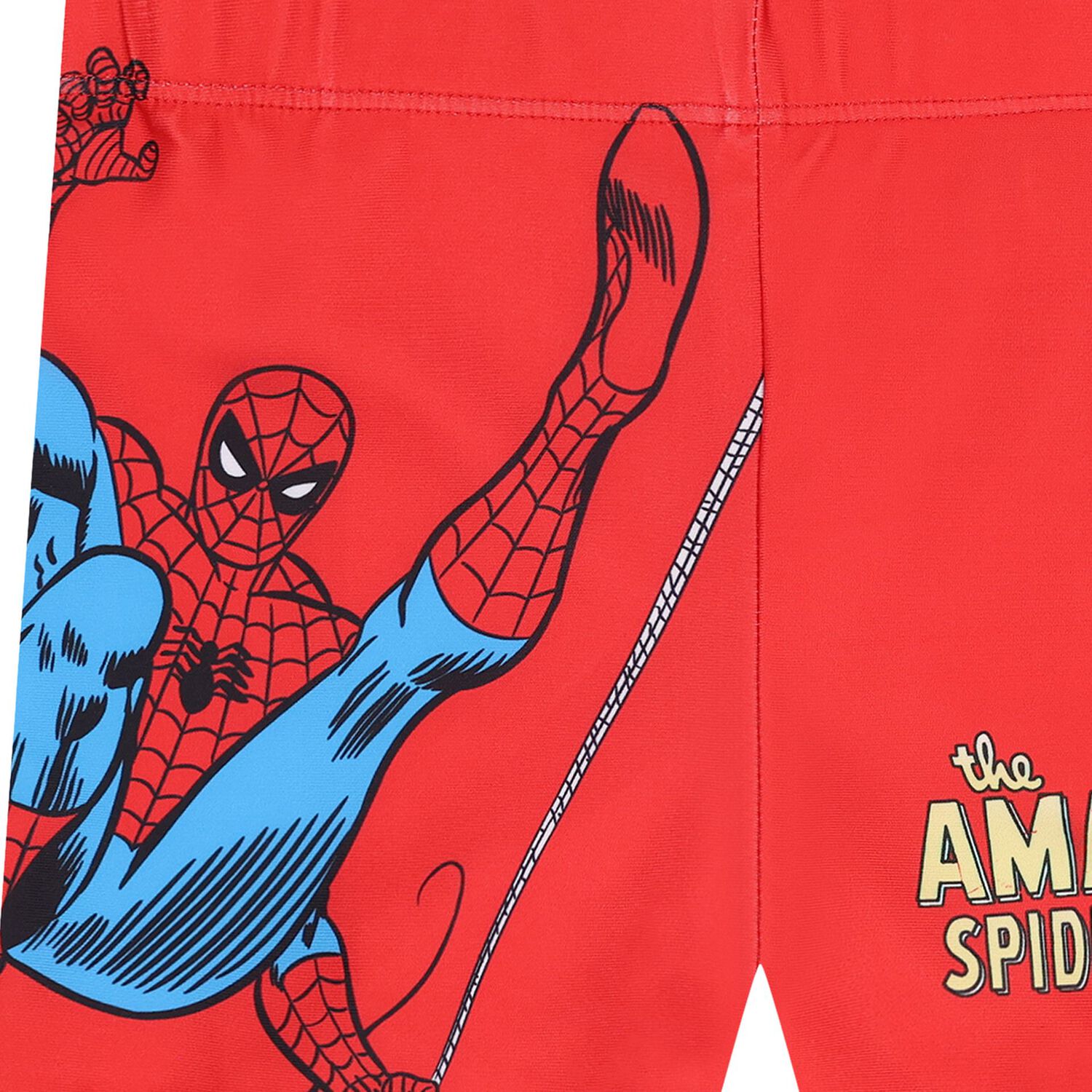 Boys Red Spider Man Marvel Swim Shorts, 1, hi-res