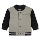 Younger Boys Green & Black Ikonik Karl Tracksuit Set, 1, hi-res