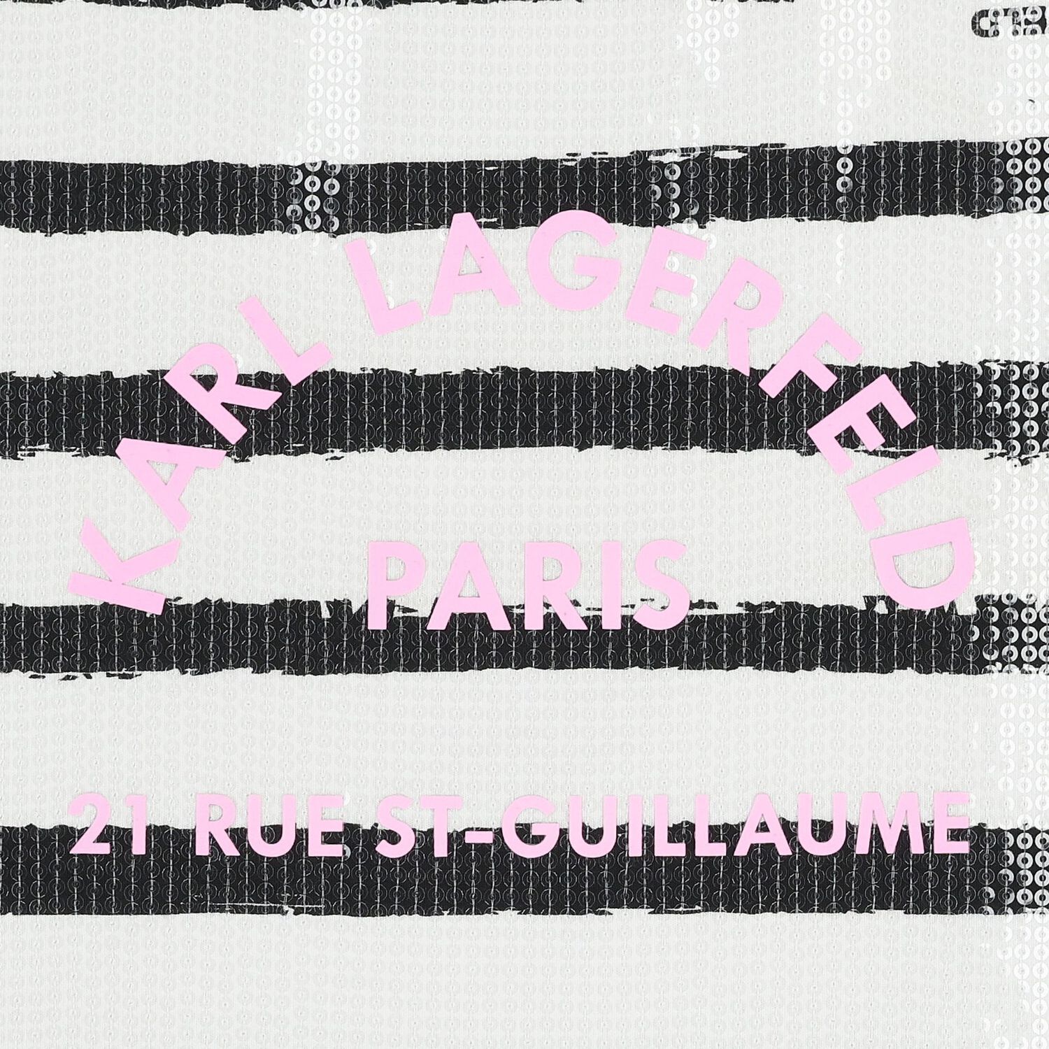 فستان بناتي مخطط باللونين الأبيض والأسود, 1, hi-res