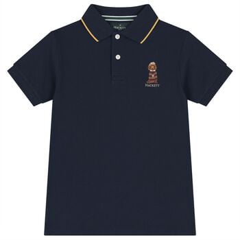 Boys Navy Blue Harry Polo Shirt