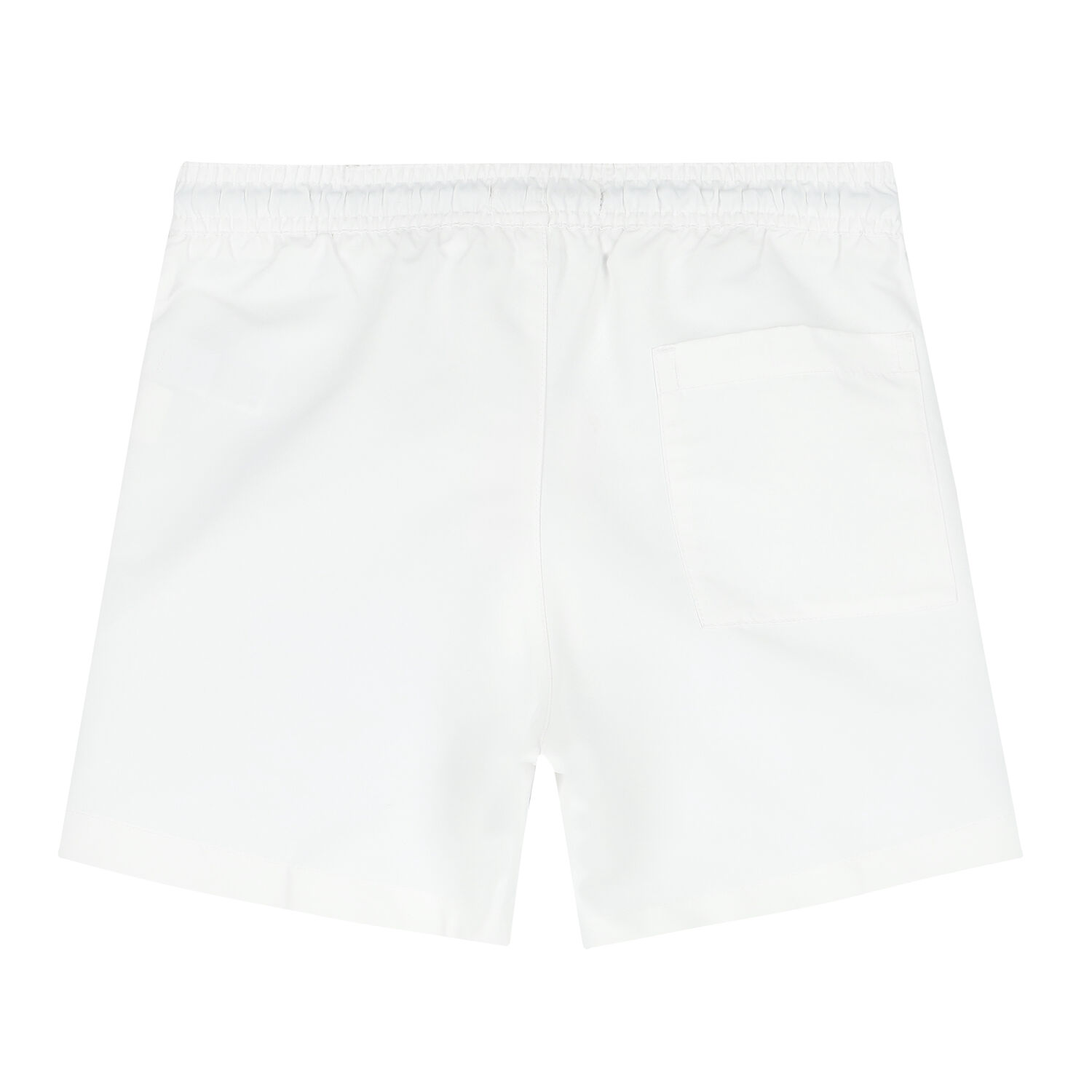 Boys White Logo Swim Shorts, 3, hi-res image number null
