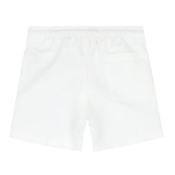 Boys White Logo Swim Shorts