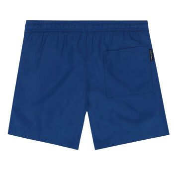 Boys Blue Logo Swim Shorts