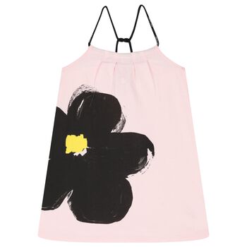 Girls Pink Daisy Dress