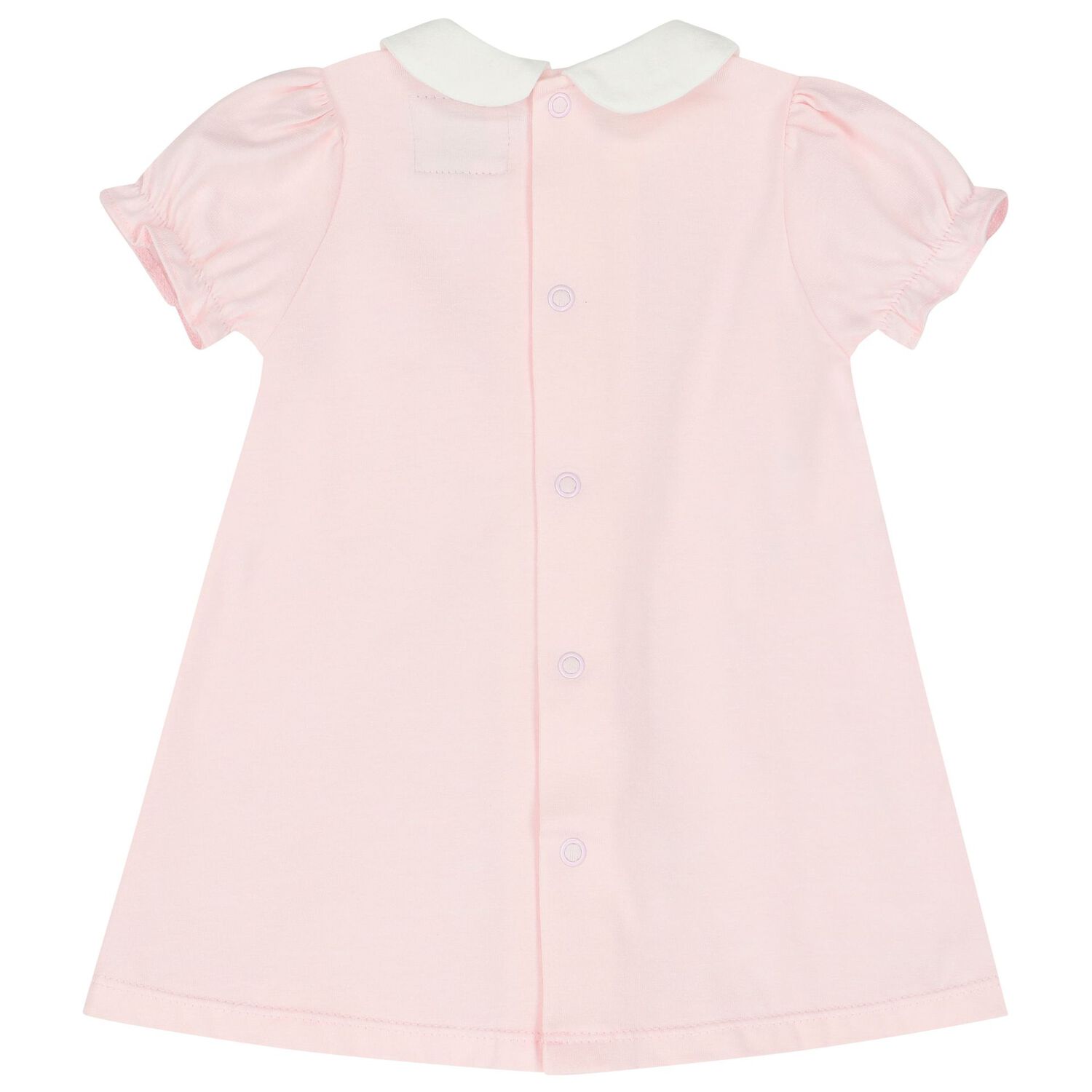 Baby Girls Pink Bow Dress Set, 2, hi-res