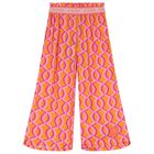 Girls Orange Logo Trousers, 1, hi-res
