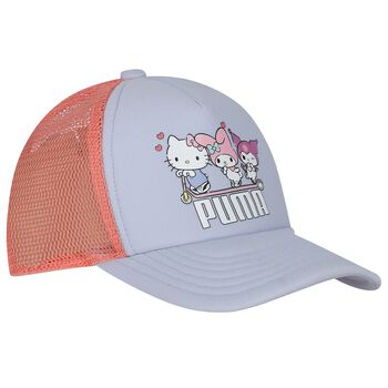 Girls Purple Hello Kitty Cap