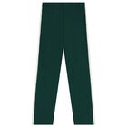 Boys Green & White Logo Joggers, 1, hi-res