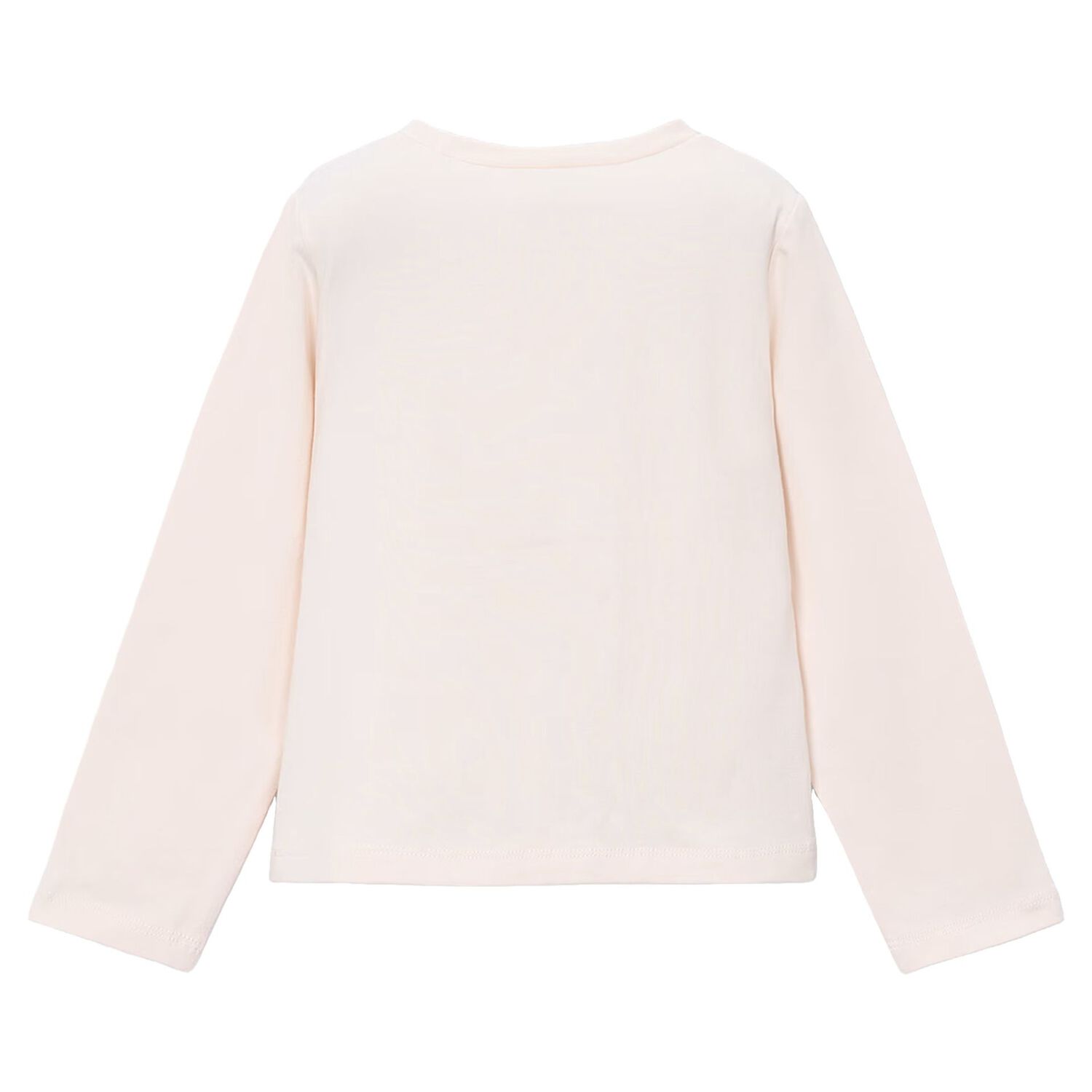 Girls Ivory Floral Long Sleeve Top, 3, hi-res