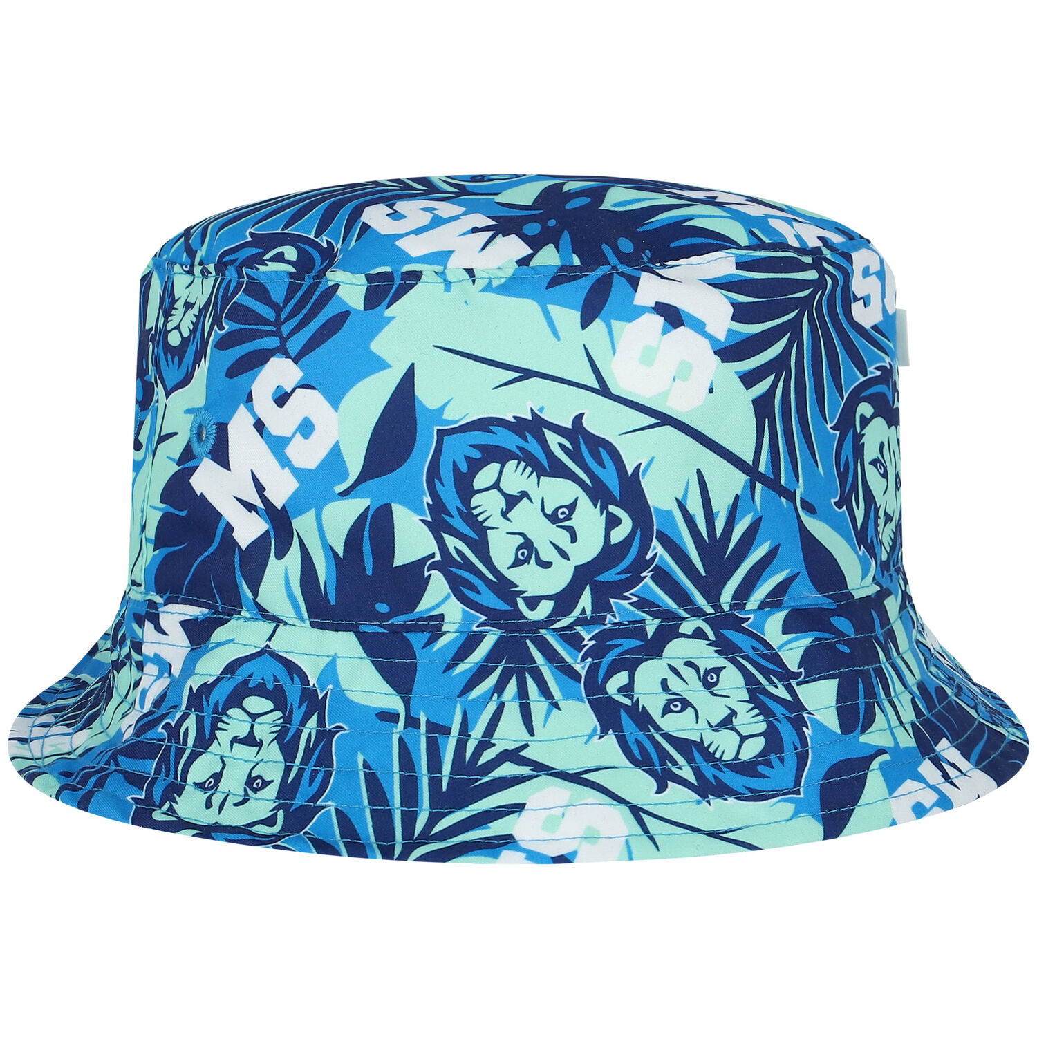 Boys Blue Jungle Bucket Hat, 1, hi-res
