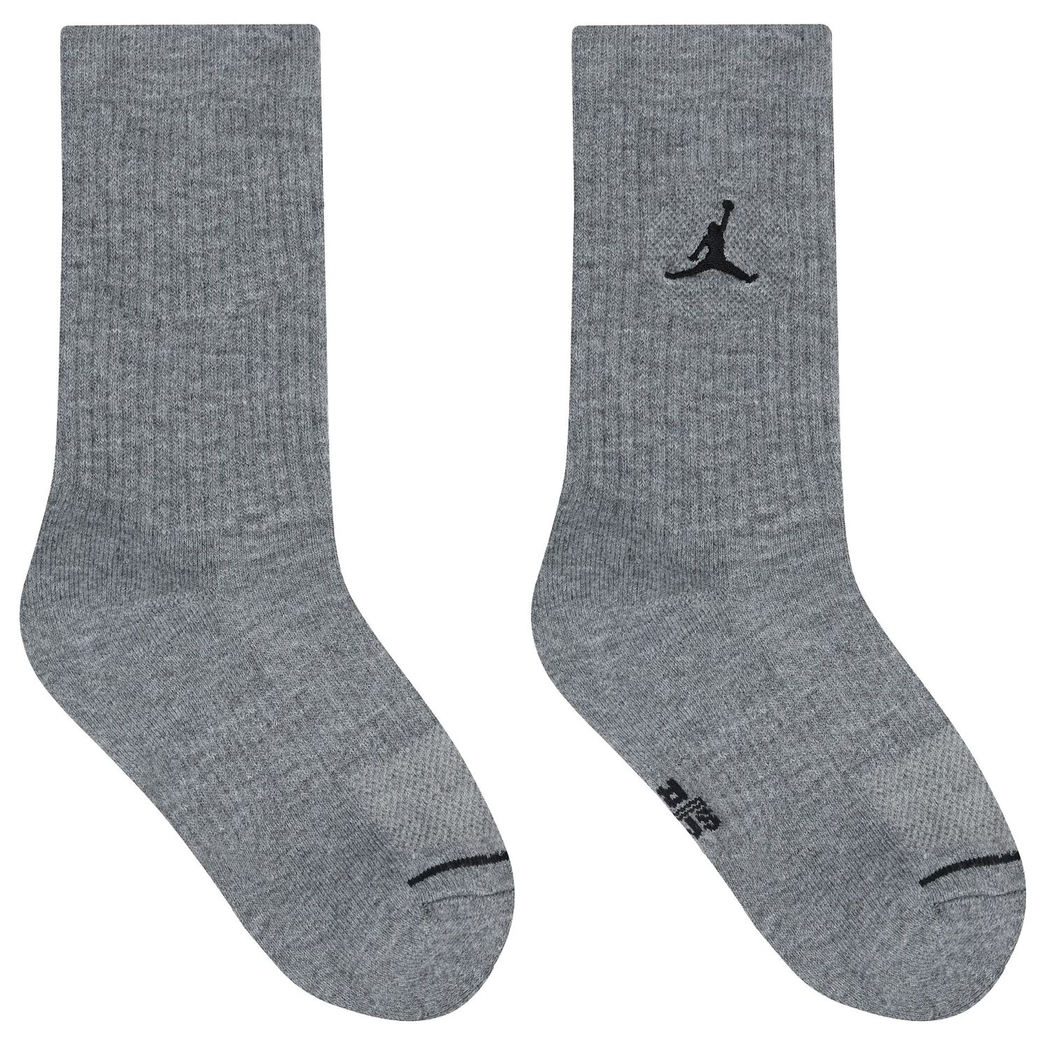 جوارب  بالشعار باللون الأسود و الابيض و الرصاصي (3 قطع), 1, hi-res