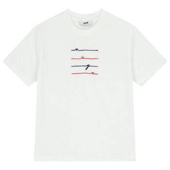 Boys White Logo T-Shirt